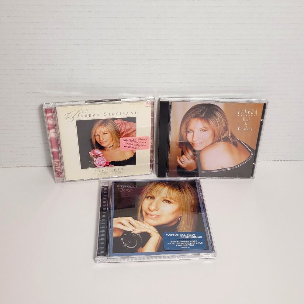 Lot of 3 Barbara Streisand Complete See Description